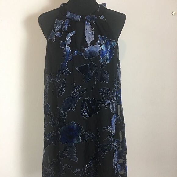 As You Wish Velvet Embroidered Halter Mini - Picture 3 of 7